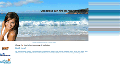 Desktop Screenshot of fuerteventura-rentacar.com